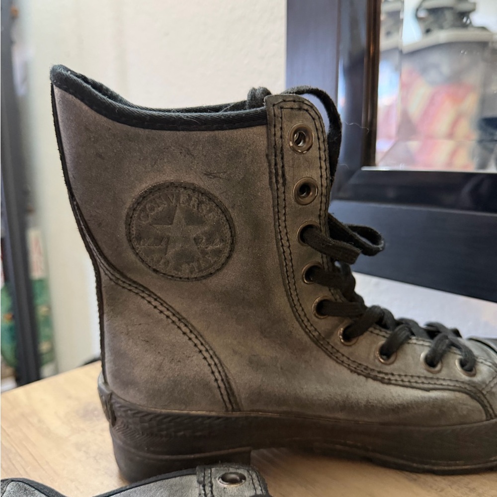 Converse Charcoal High-Top Sneakers